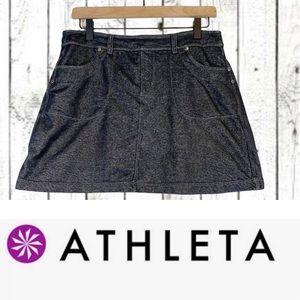 Athleta Women’s Size M Skort Knit Pockets Stretch Athletic Mini